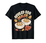 Deviled Egg Dealer Lustiges Retro Thanksgiving Food Zitat T-Shirt