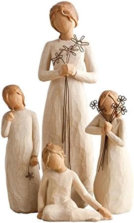 Willow Tree Figurines Gift Set Mother With Three Daughters In Individual Boxes Amazon Co Uk Home Kitchen