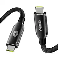 Heavy Duty USB C Cable (3FT/Braided), USB C 3.2 Gen 2X2 Cable, 20Gbps Data Transfer, 4K Monitor Display, 240W USB C Charging Cable for iPhone 17/16/15, iPad, MacBook, CarPlay, Hub,Docking,SSDs