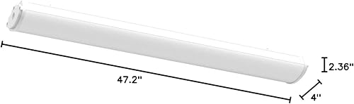 Miniatura 8 de AntLux Lámpara LED hermética de vapor de 4 pies 50 W 5000 LM 120 W equivalente luces LED de 4 pies a prueba de vapor luces IP66 de triple prueba