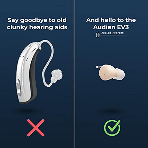 Audien Hearing EV3 Rechargeable Hearing Amplifier to Aid and Assist Hearing, Rechargeable and Nearly Invisible - Thumbnail 3