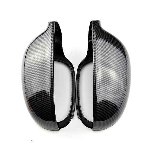 Coque rétroviseur Golf 5 anti-UV noire carbone pour remplacer un plastique d'aile terni
