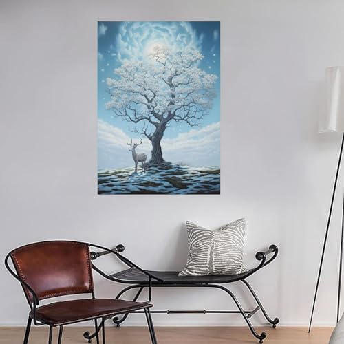 Tableau decoration murale abstrait 70x90cm pour sublimer le salon