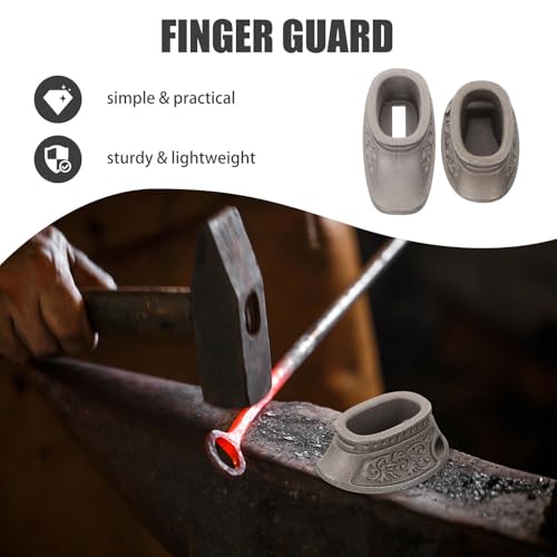Protector de dedos de acero inoxidable para accesorios de cuchillos de cocina 7