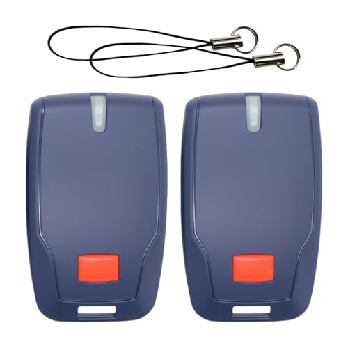 BOULESENM 2 PCS Mando Garaje,433,92MHz para puerta de garaje Mitto 2,Comando Portao de Garagem,Mando a Distancia Garáje,Compatible con Mitto 2, Ghibli, Kleio, TRC 2, RCB2