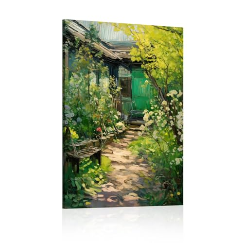 Impression d'art mural premium cadre interne œuvre d'art fleurs 65x90cm
