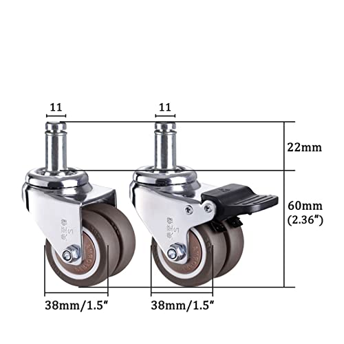 Roues pivotantes robustes pour utilisation industrielle | Roulettes caoutchouc 360° M10
