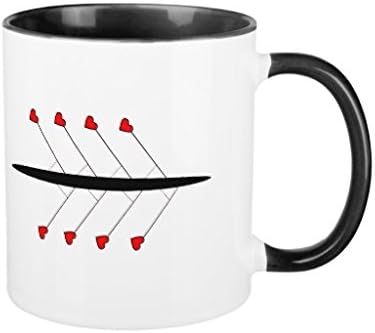 Coffee Mugs for Men Birthday Presents Motivational Love Rowing Hashtag Slogan and Boat Mug Cup Funny Ceramic Cup 11oz Mugs Gifts