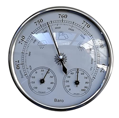 Baromètre trois en une station météo contre l'humidité et les variations thermiques