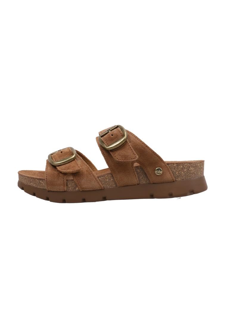 Panama Jack Women's ShirleyFlat Sandal, Cuero B15, 41 EU