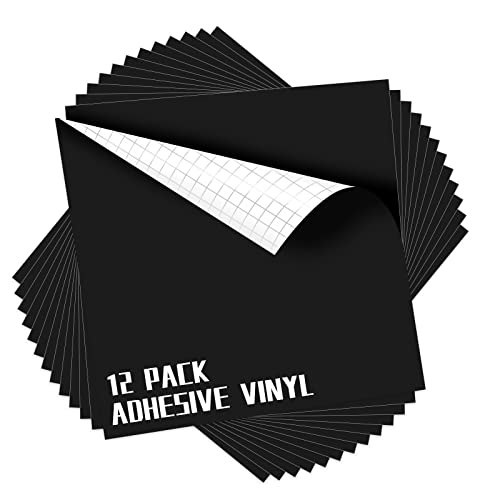 Reviews for Permanent Adhesive Vinyl Sheets (12 Pack 12 x 12) Madlie