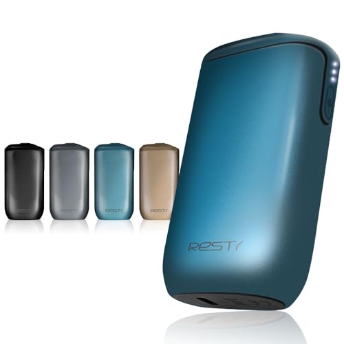 【1本で2回吸える】Resty SK1 イルマ互換 電子タバコ 本体 ニコチン タール無し 2回吸える シケモク マシーン レスティワン 互換 テリア センティア 対応 本体 (アークティックブルー)