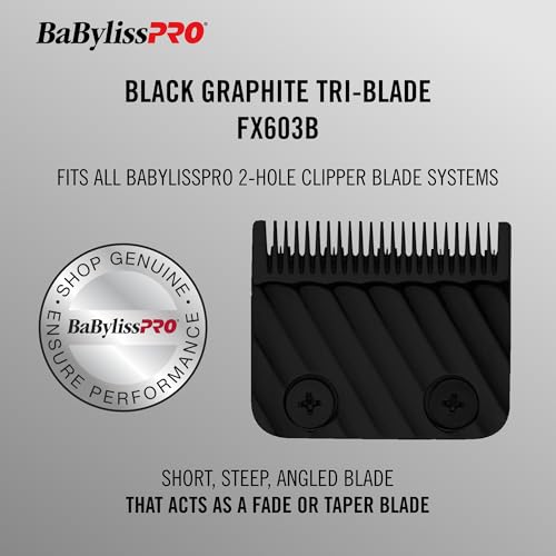 BaBylissPRO BaBylissPRO FX603B Black Graphite Wedge Blade, 1 ct - Image 2