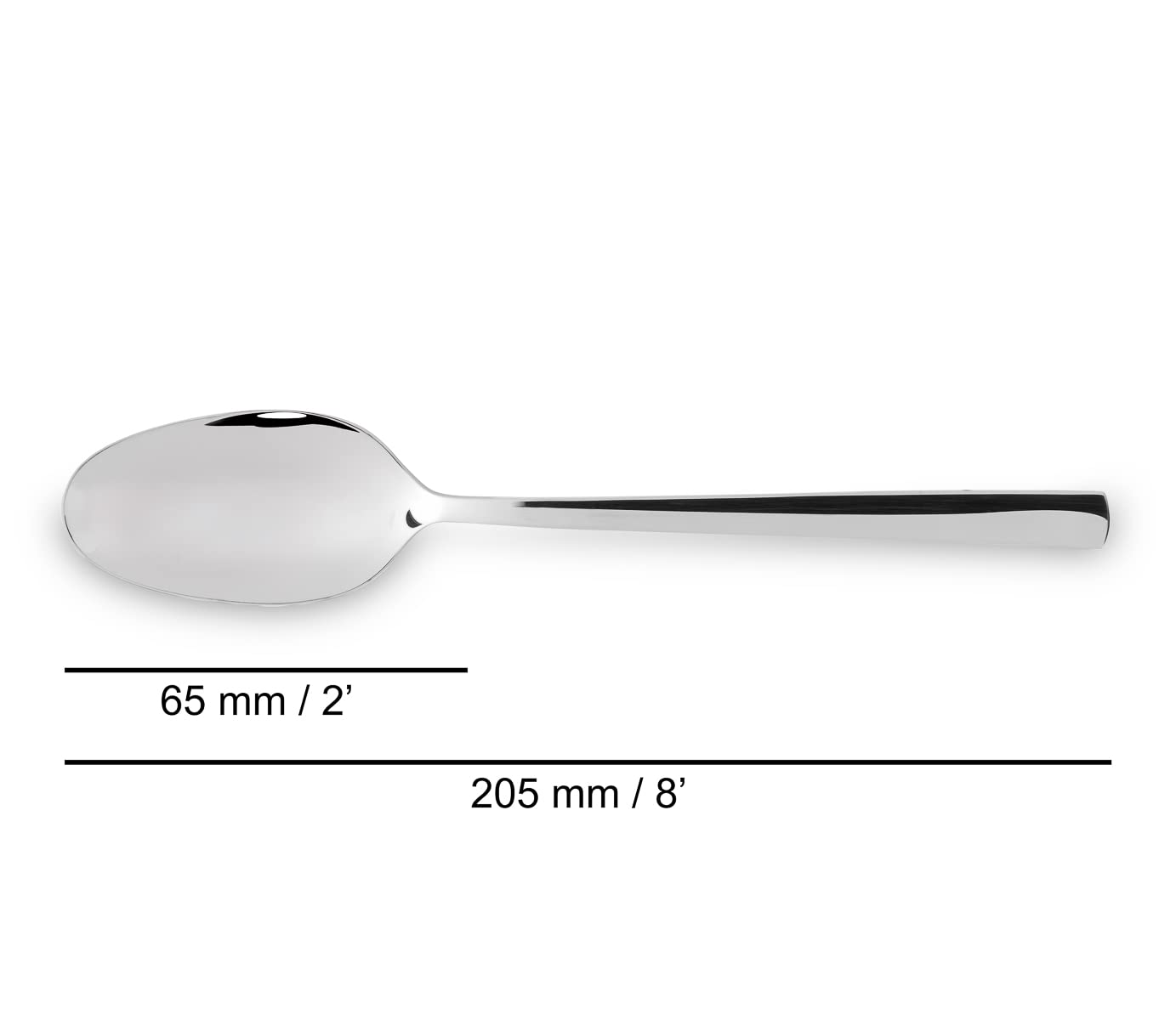 ARCOS Set di Posate da Tavola 24 Pezzi – Servizio Completo per 6 Persone con 6 Cucchiai, 6 Coltelli, 6 Forchette e 6 Cucchiaini da Dessert – Colore Argento, Serie Capri