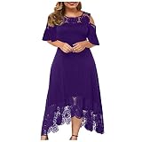 Generic Spitze Einbaukleid Für Frauen Mondkleid Frau Ausgezogen Formelle Strumpfkleid Frauen Plus Größe Brautkleid Formale Kleider Für Frauen Kurzarm Und Mittellang Herbst Kleider Für Frauen