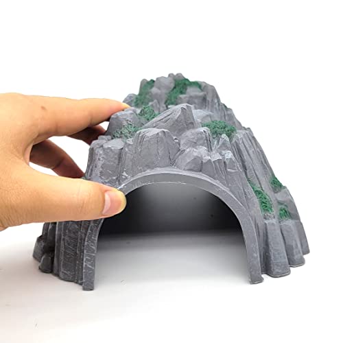 3PCS Model Train Railway Rockery Cave Tunnels Plastic 1:87 HO Scale DIY Miniature Railway Scene Accessories