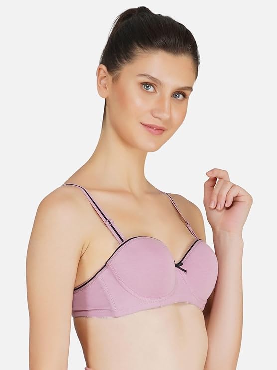 Image of Brachy Women's Poly Cotton Padded Wired Push-Up Bra