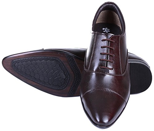 Zapatos Oxford marrones para hombre talla 10 ideales para la oficina y eventos 7