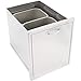 Blaze 20-inch Roll-out Double Trash / Recycling Bin - Blz-trec-drw