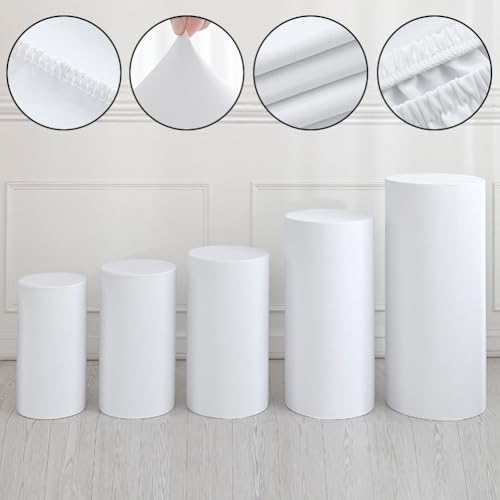 Decoración elegante para bodas con fundas PureBowlic de soporte cilíndrico 4