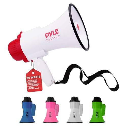 PYLE Haut-parleur Mégaphone PA Bullhorn 30 Watts