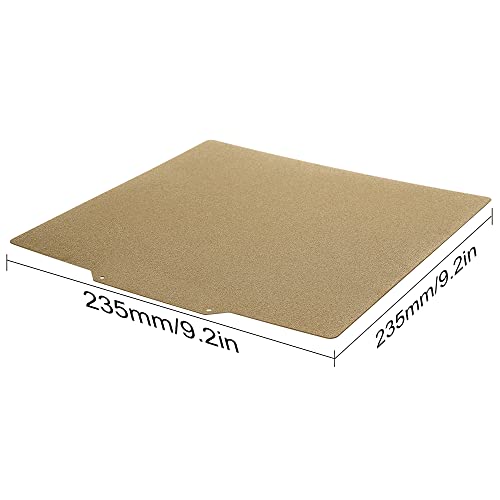 PEI Sheet 235x235mm, cama de acero flexible con calefacción con superficie de PEI y hoja de fondo magnética con adhesivo… - Imagen 3