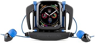 H2O Audio Interval - Swimming Headphones Made for Apple Watch with Bass-Amplified Surge S+ Swimming Earbuds - Bluetooth Swimming Headphones for Underwater Sports - 6-Hour Playtime - Waterproof IPX8