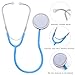Yewong Kids Doctor Costume Science Lab Coat Medical Playset with Stethoscope, Eyeglasses,Double-sided ID Card for Child Doctor Scientist Costume Role Play Dress Up Age 3-10