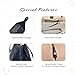 OLD TREND Genuine Leather Forest Island Tote | Spacious Handbag with Removable Inner Pouches (Navy)