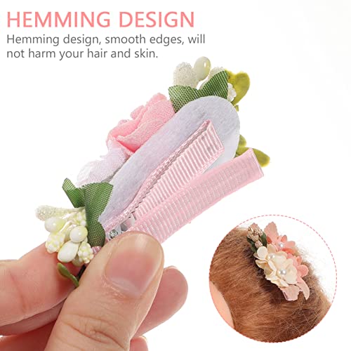 Clips de cheveux fleurs TOYANDONA accessoires raffinés x12 - 4