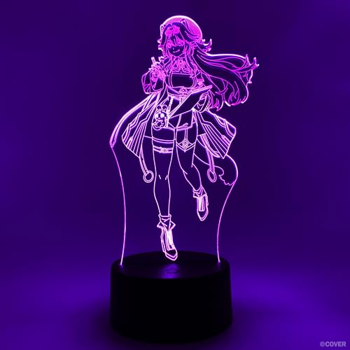 Veilleuse Hololive Justice Raora Panthera Éclairage nocturne anti-reflet pour chambre Otaku