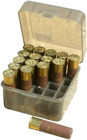 MTM S25-12M-41 25 Round Shotshell Box, USA Made, Clear Smoke image 5