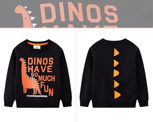 Boys Sweatshirts Casual Sweatshirts Cotton Sweatshirts Long Sleeve T-shirts Crew Neck Cartoon Tops for Boys-1764