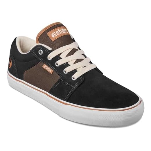 Le scarpe Etnies perfette per il wakeskate Etnies Barge LS, Nero/Marrone
