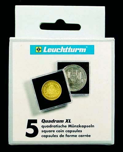 Lighthouse 46mm QUADRUM XL caja para 5 monedas miniatura 1