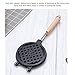Cast Iron Waffle Maker Stove Top,Mini Nonstick Waffle Maker Pan Efficient Dual Sided Coating for Home Use for Waffles Toaster