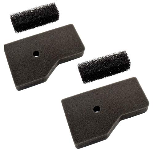 HQRP 2-pack Air Cleaner Element & Outer Filter compatible with Honda EB2000i, EB2000iT1, EU2000i, EU2000iT1, EU2000iK1 Generators, parts 17211-Z07-000 17218-Z07-000 Replacement