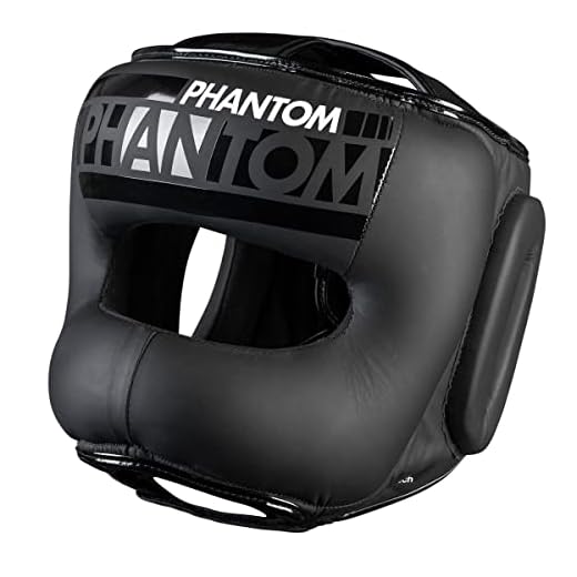 Phantom APEX - Protector de cabeza para boxeo, artes marciales mixtas, muay thai y boxing, color negro
