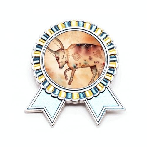 Broche constellation zodiaque avril en métal cadeau anniversaire idéal