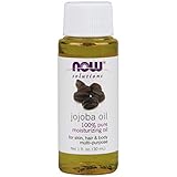 NOW Solutions, Jojoba Oil, 100% Pure Moisturizing, Multi-Purpose Oil for Face, Hair and Body, 1-Ounce