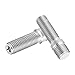 ACROPIX M14x1.5 to M12x1.5 50mm Wheel Stud Fit for Audi - Pack of 20 Silver Tone