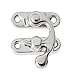 Produktbild 4 Truhen-Schlösser 2,7x3,3cm silber Kistenschloss Boxenschloss Truhenverschluss