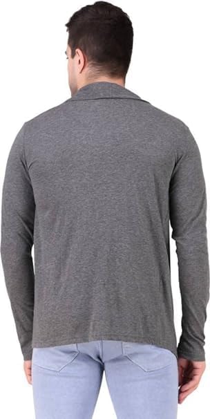 Image of DRAXSTAR Men's Cotton Shrug | Open Full Sleeve Shawl Cardigan for Men, Best for Casual Wear