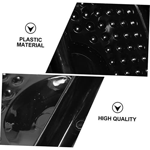 Balde para baño de pies negro de plástico duradero miniatura 2