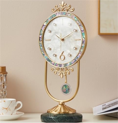 Reloj de sobremesa con péndulo sin cables molestos para el dormitorio 4