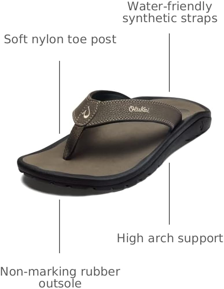 Amazon.com | OLUKAI Ohana Men's Beach Sandals, Water Resistant