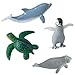 Safari Ltd. Baby Sea Life TOOB - Figurines: Harp Seal, Beluga, Penguin, Dolphin, Orca, Shark, Manatee, Turtle, Walrus, Sea Lion, Otter - Educational Toy Figures For Boys, Girls & Kids Ages 3+