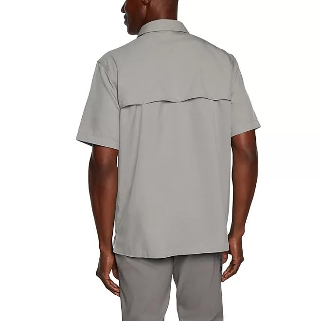 Eddie Bauer Men’s UPF 50 Sun Protection Short Sleeve Relaxed Fit Woven Tech Shirt2