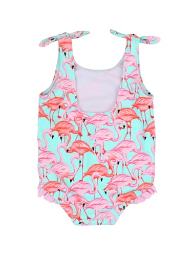 Image of RuffleButts Baby /Toddler Girls Ruffle Strap One Piece Swimsuit w /UPF 50+ Sun Protection