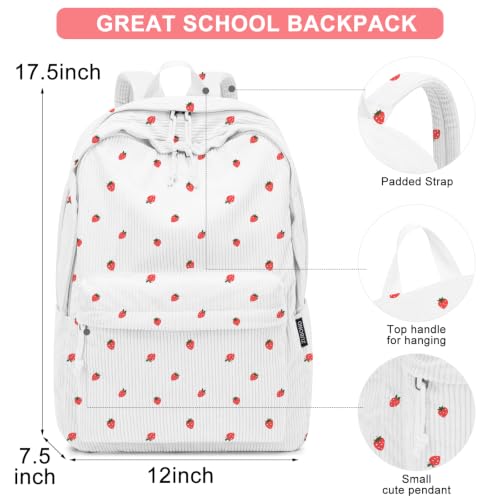 Image of ZUBOND Girls Backpack, Lightweight School Bookbag for Teens, College Students Women & Men, Cute Large Laptop Backpack Fits 15.6 Inch Notebook